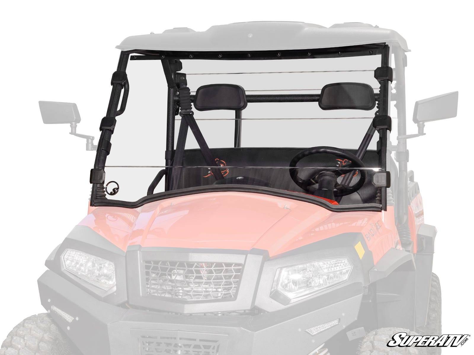 Bad Boy Bandit Scratch - Resistant Full Windshield - Offroad Armor