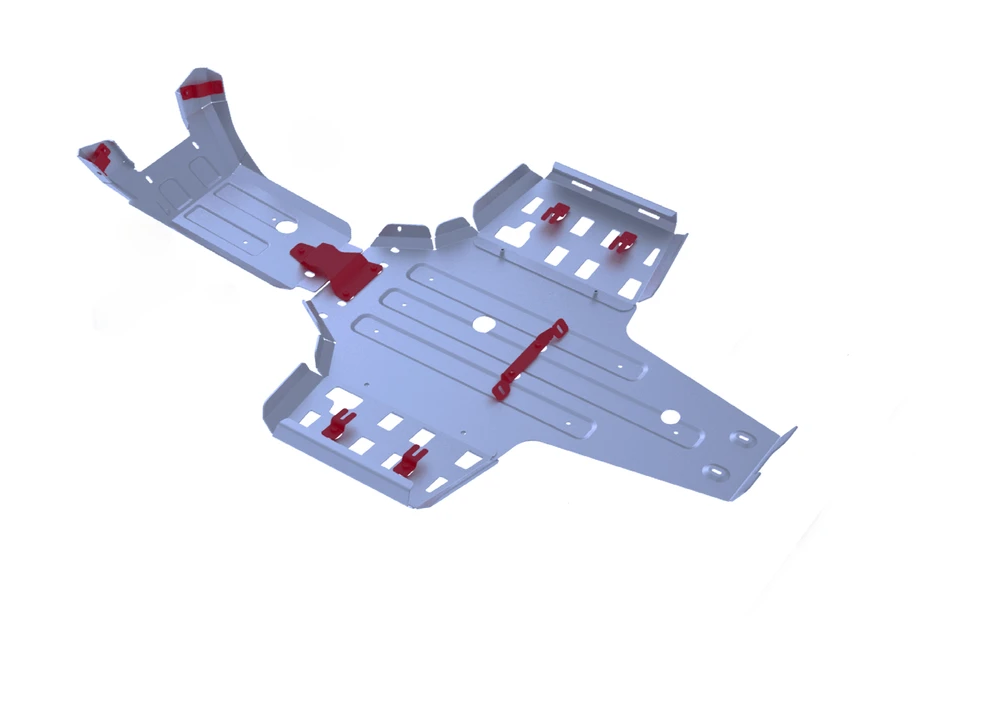 Yamaha Kodiak 700 Alloy Central Skid Plate