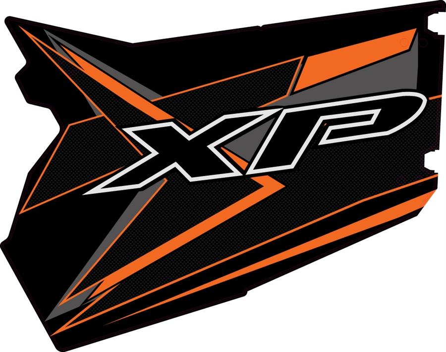 Trail Armor Genx Slide On Four Door Graphics Kit - 2014 Rzr 4 Xp 1000 Titanium Matte Black