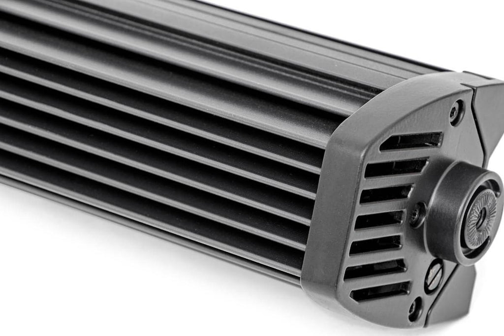 Rough Country Black Series LED | 54 Inch Light| Curved Dual Row | White DRL