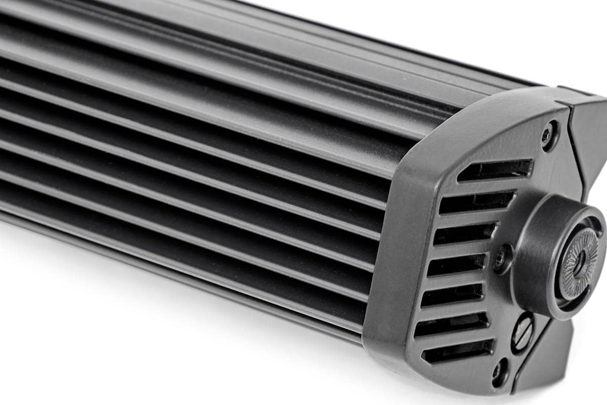 Rough Country Black Series LED | 54 Inch Light| Curved Dual Row | White DRL