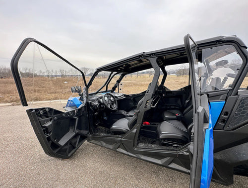 Can Am Maverick Sport MAX Venting Polycarbonate Upper Doors Kit 2019+