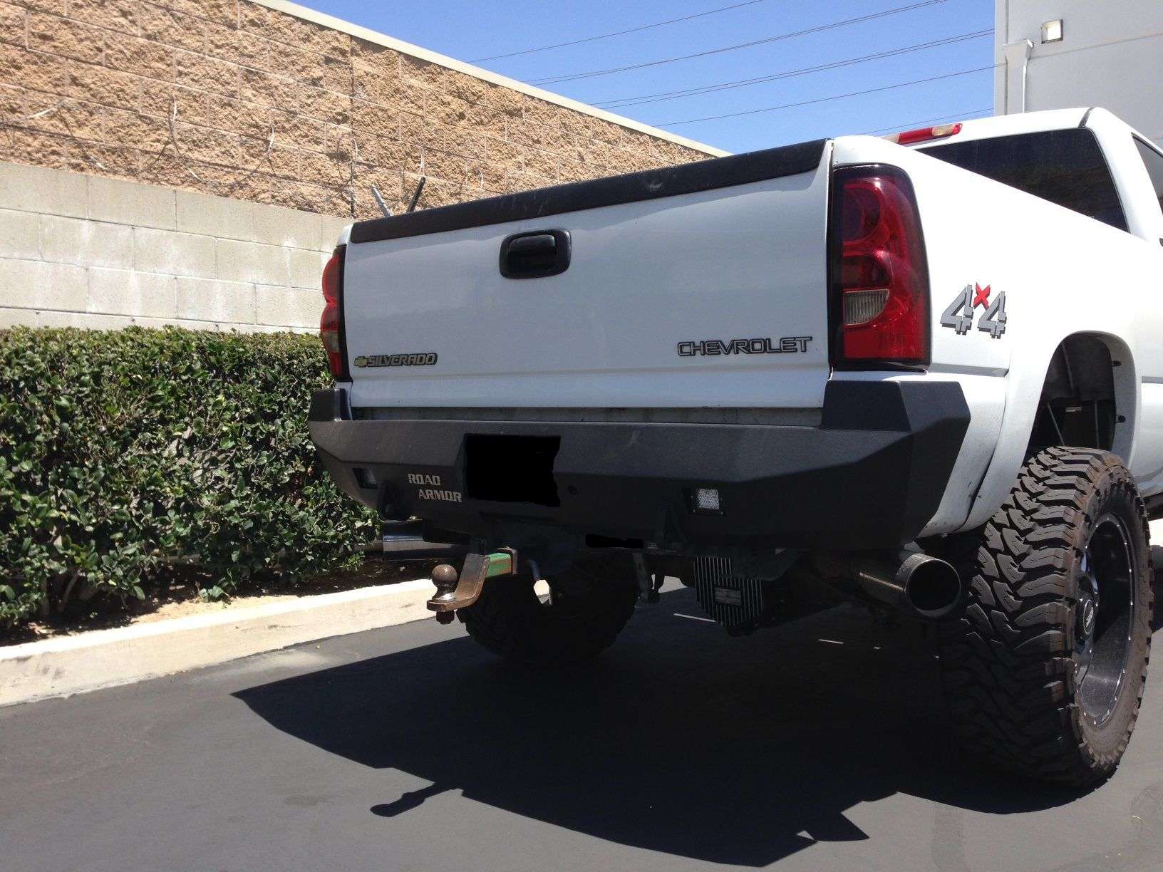 2003-2007 Chevy 2500 Stealth Rear Winch Bumper - Texture Black Warn M8000 Or 9.5Xp