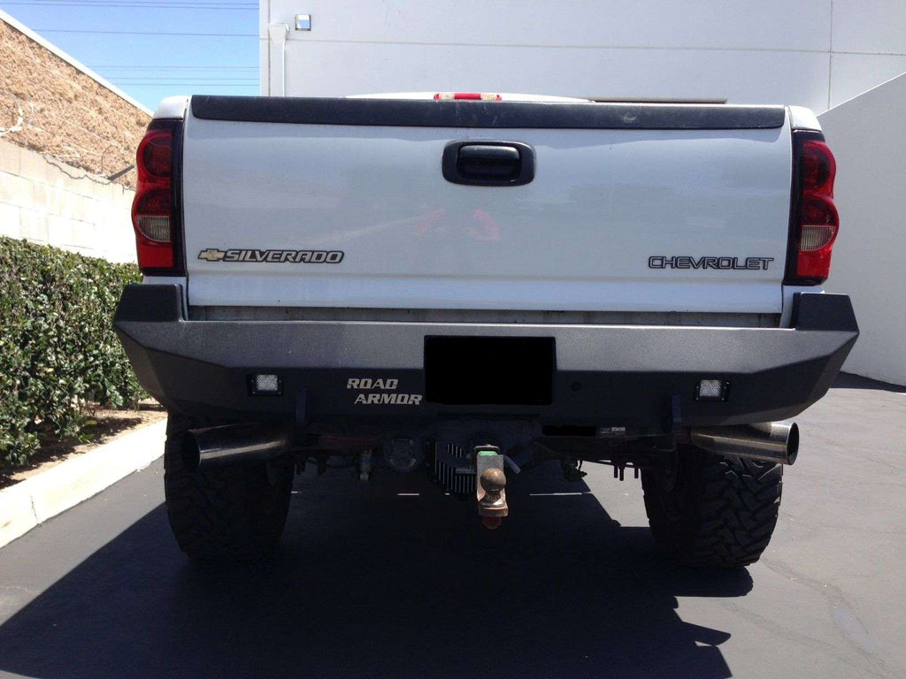 2003-2007 Chevy 2500 Stealth Rear Winch Bumper - Texture Black Warn M8000 Or 9.5Xp
