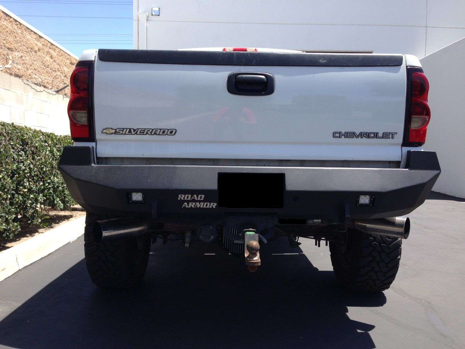 2003-2007 Chevy 2500 Stealth Rear Winch Bumper - Texture Black Warn M8000 Or 9.5Xp