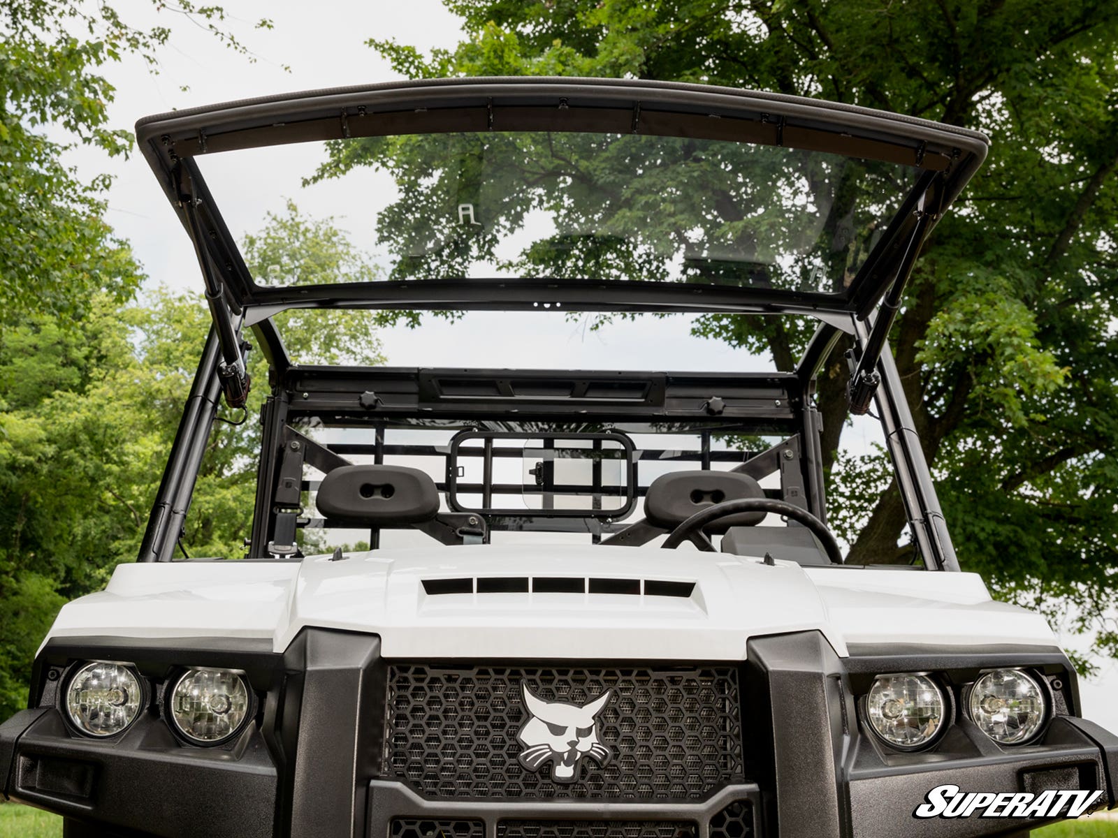 Bobcat UV34 MaxDrive Power Flip Windshield - Offroad Armor