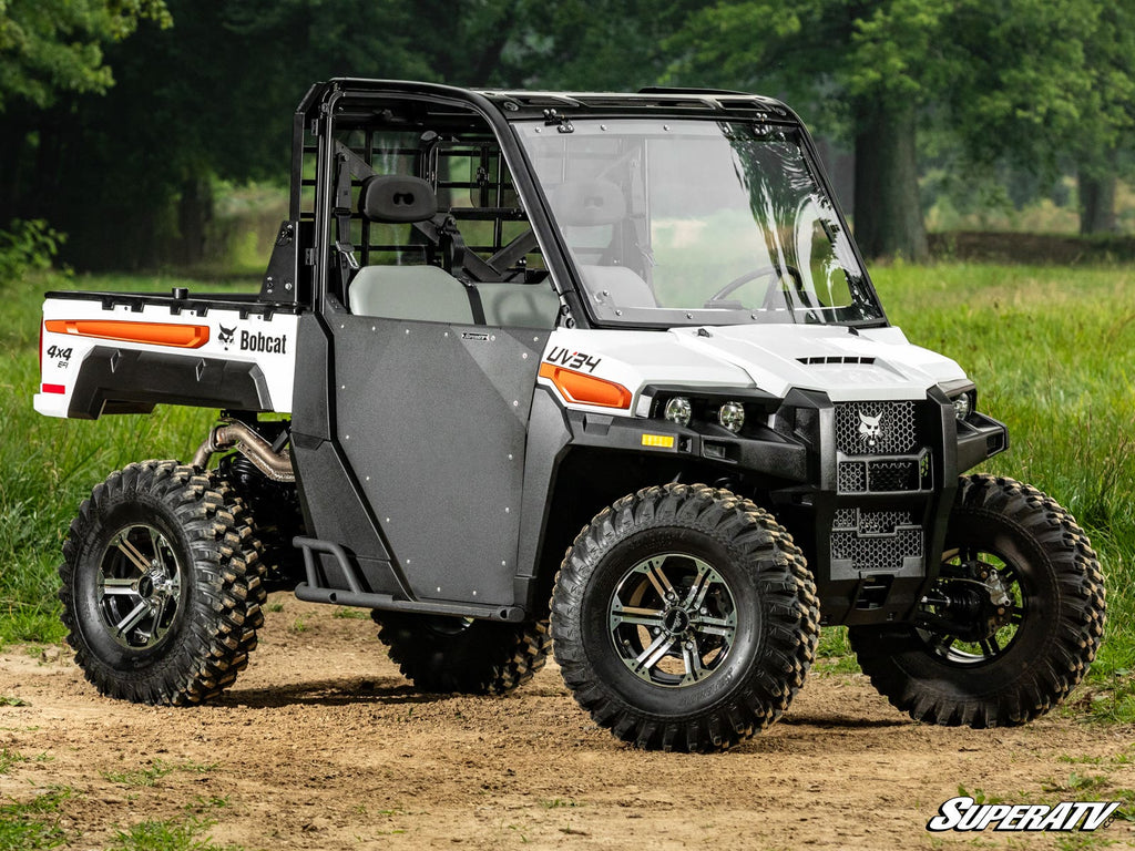 Bobcat UV34 Scratch - Resistant Flip Windshield - Offroad Armor