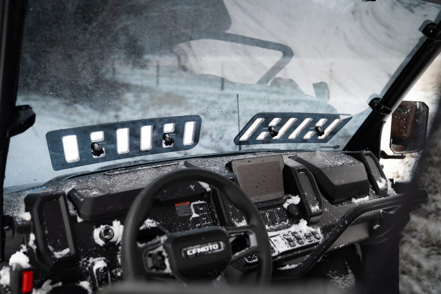 2025 CF Moto UForce U10 Pro Front Windshield Vented