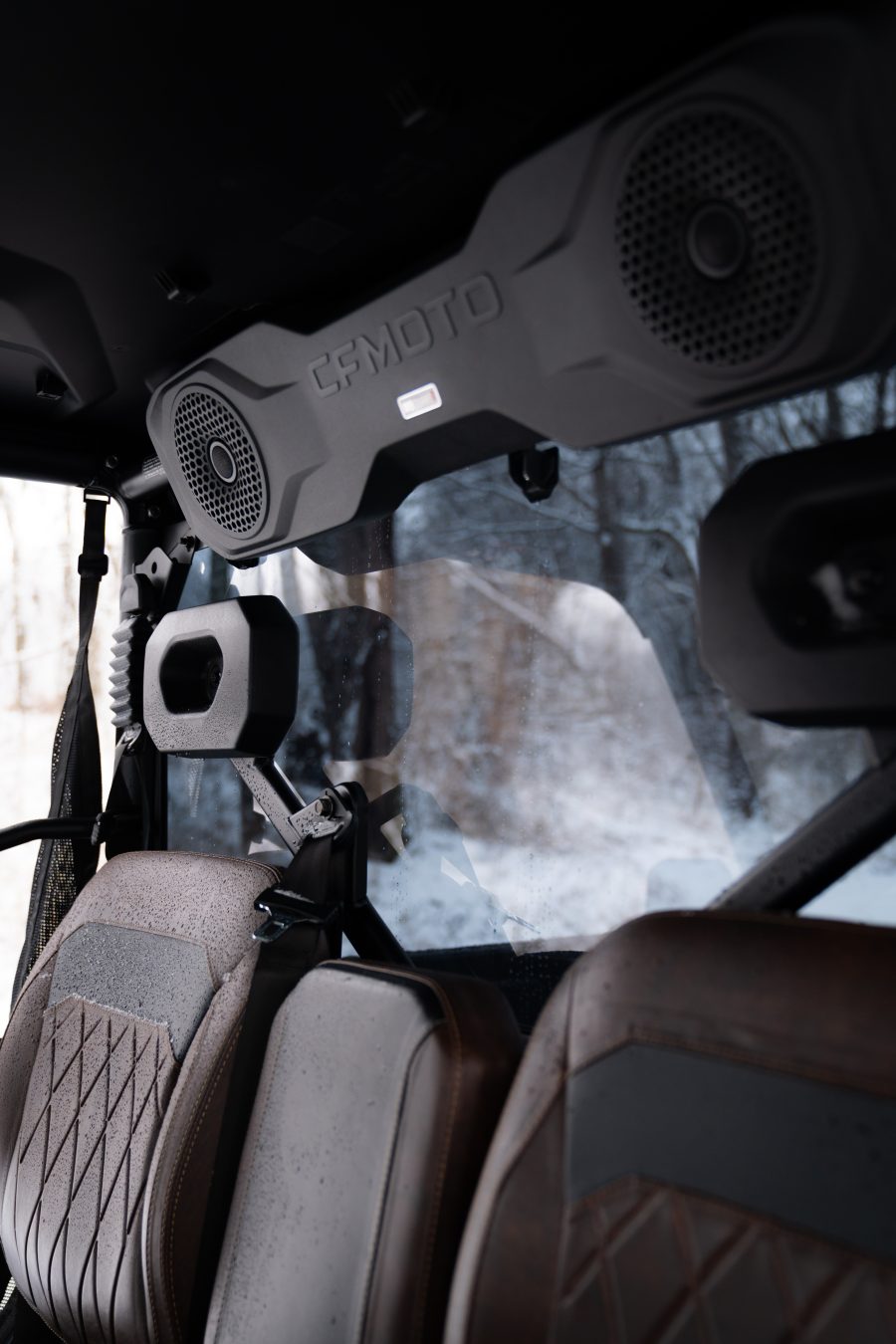 2025 CF Moto UForce U10 Pro Front Windshield Vented