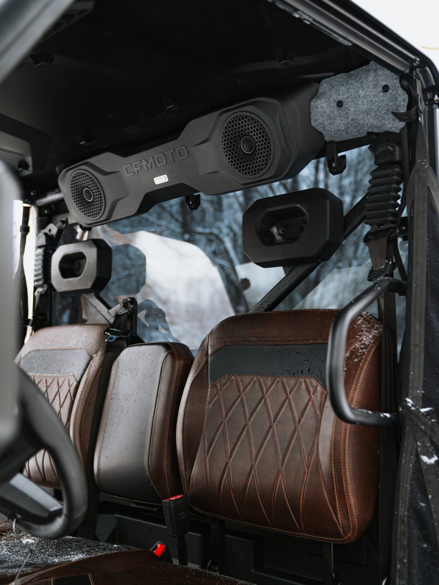 2025 CF Moto UForce U10 Pro Front Windshield Vented