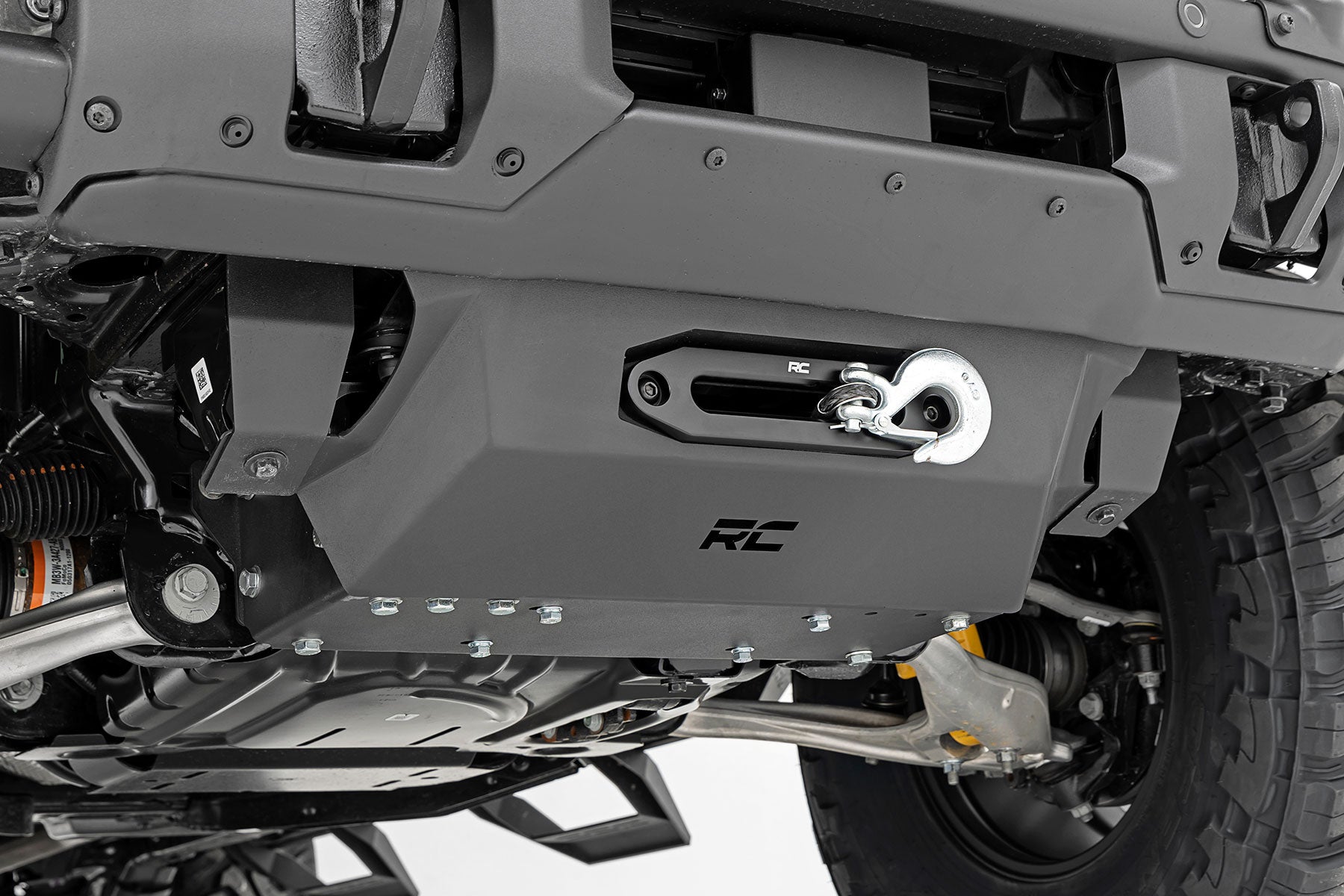 Rough Country Hidden Winch Mount | 9500S | Ford Bronco 4WD (2021-2023)