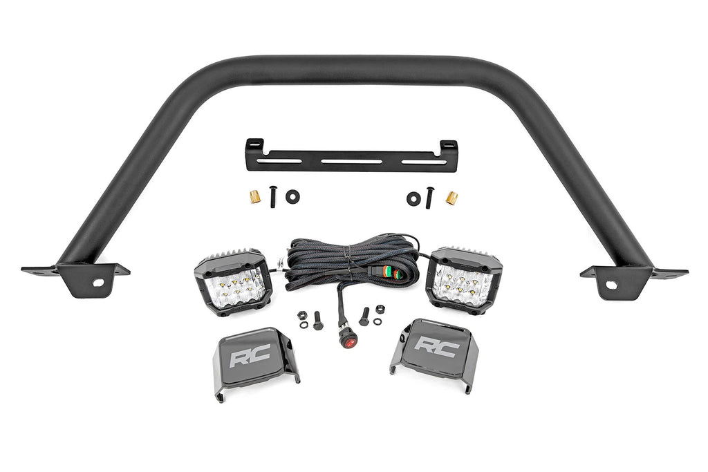Rough Country Safari Bar | 3" OSRAM (Pair) | Wide | OE Modular Steel | Ford Bronco (21-23)
