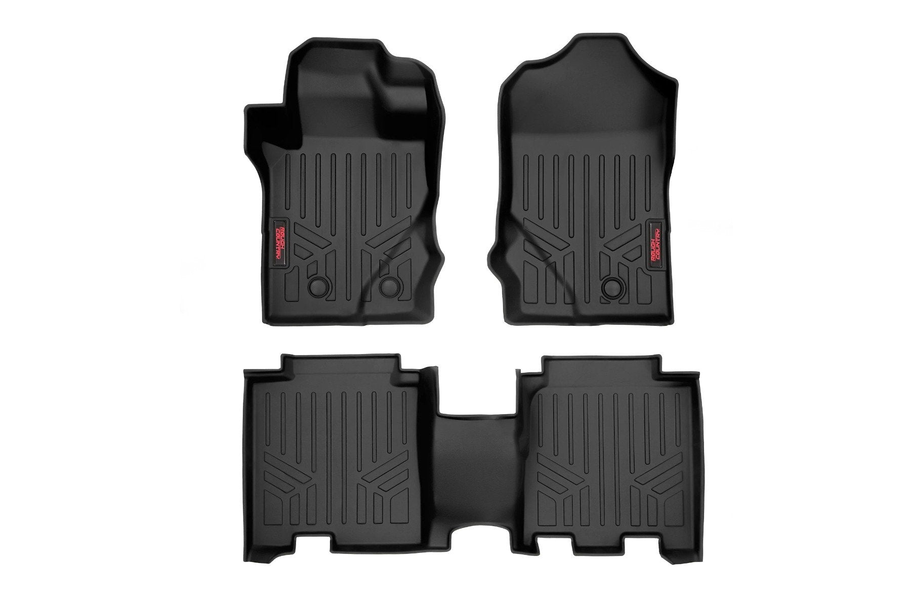 Rough Country Floor Mats | Front & Rear | Ford Bronco 4WD (2021-2023)