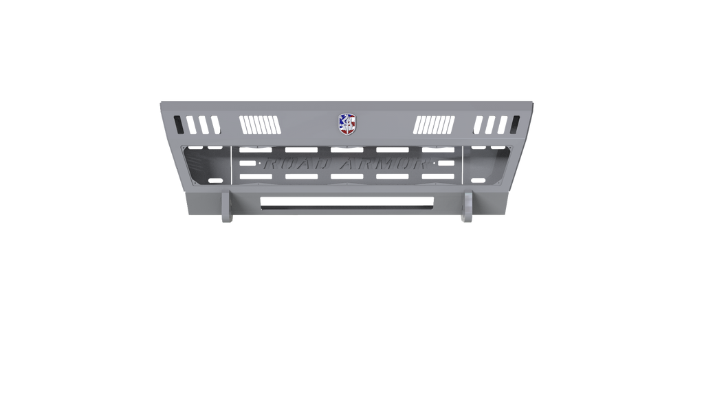 2017-2021 Ford F-250 Identity Front Bumper Full Kit Center Section Smooth|Standard End Pods|Light Pod X2 Cube|Accent Lights|Ring - Raw Steel
