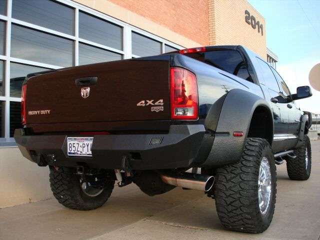 2003-2009 Ram 2500 Stealth Rear Winch Bumper - Texture Black Warn M8000 Or 9.5Xp