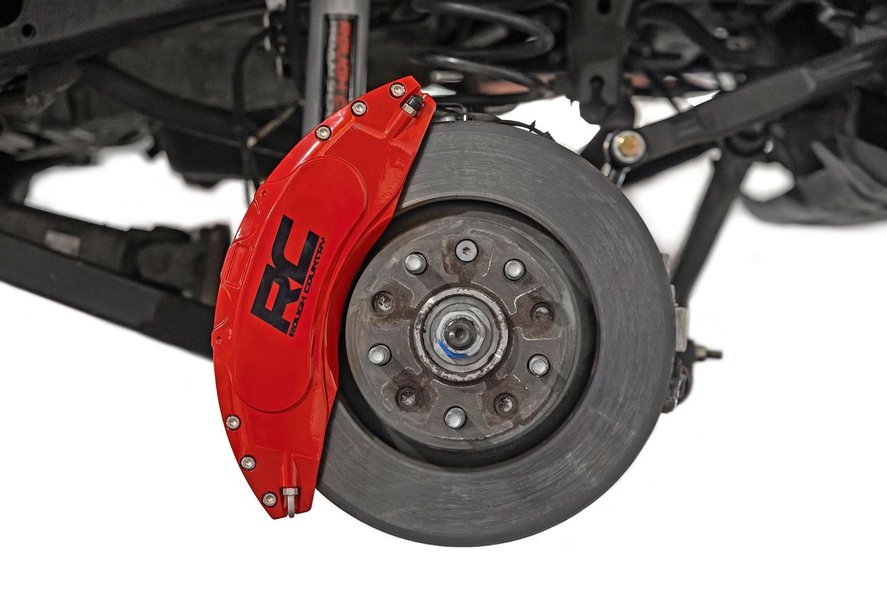 Rough Country Caliper Cover | Red | Jeep Gladiator JT/Wrangler 4XE/Wrangler JL (18-23)