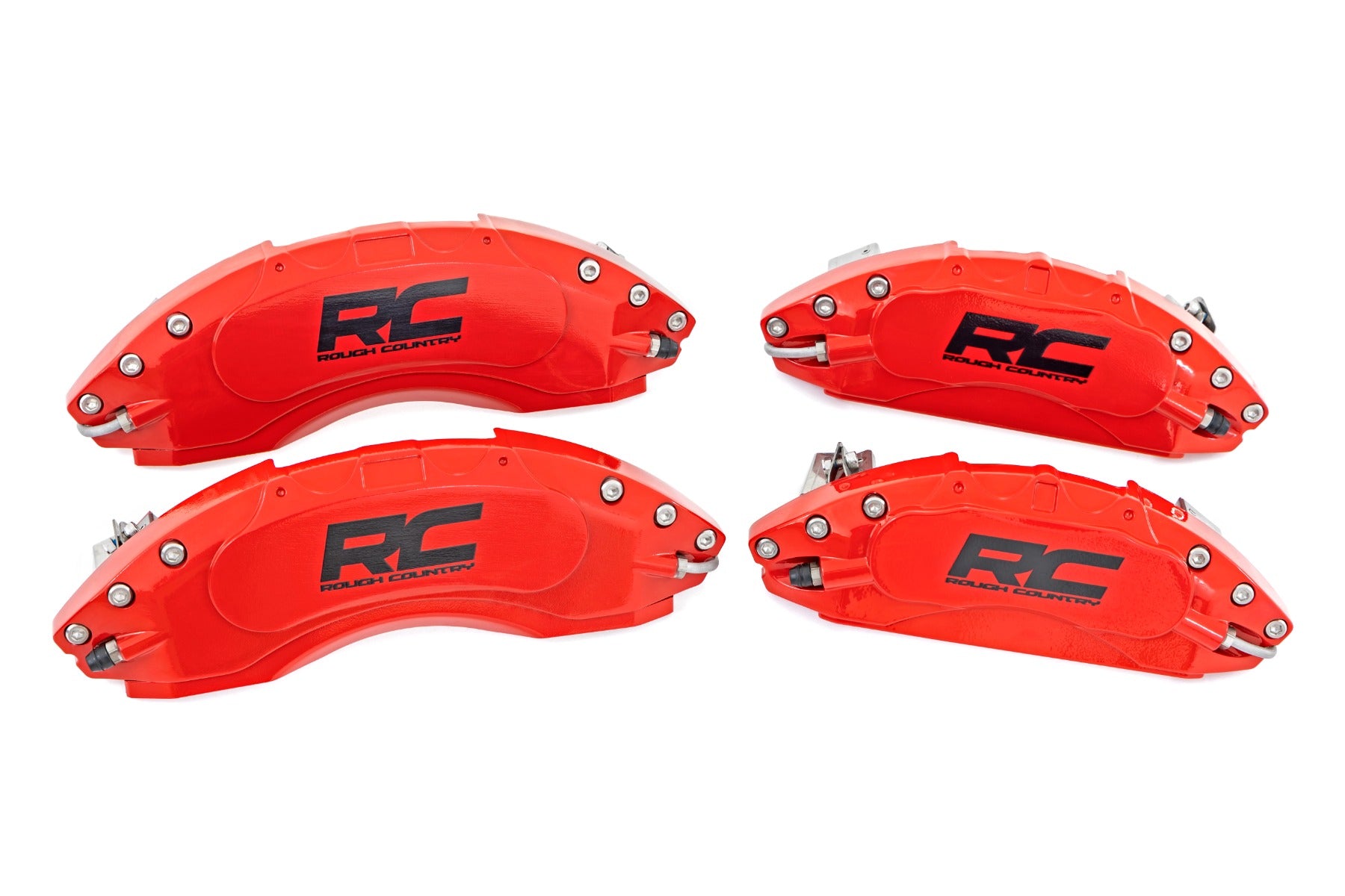 Rough Country Caliper Cover | Red | Jeep Wrangler JK  (2007-2018)