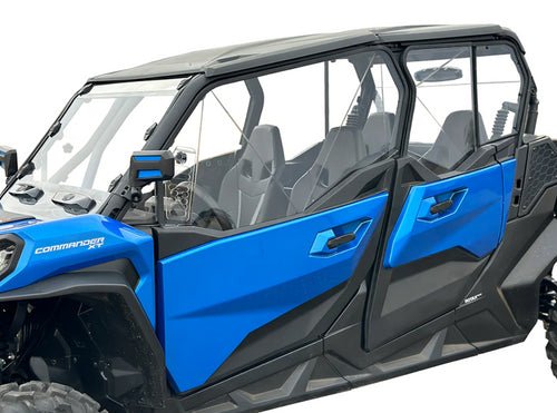 Can Am Commander MAX Venting Polycarbonate Upper Doors Kit 2021+ - Offroad Armor