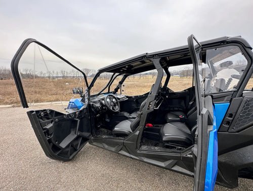 Can Am Commander MAX Venting Polycarbonate Upper Doors Kit 2021+ - Offroad Armor