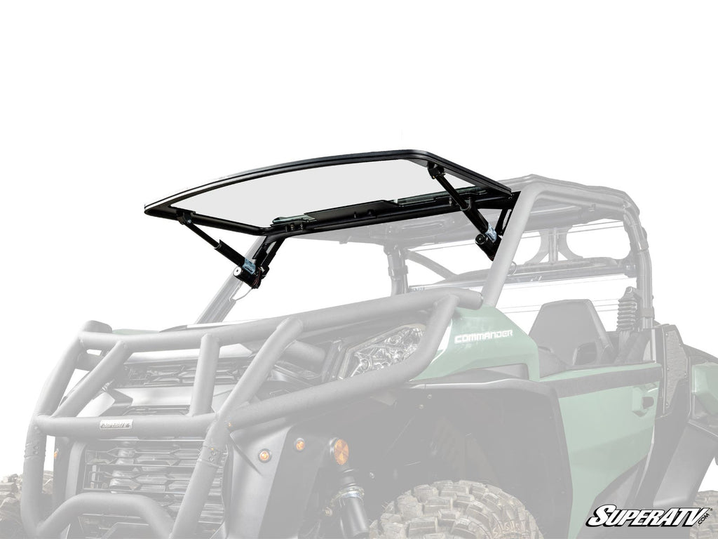 Can - Am Commander MaxDrive Power Flip Glass Windshield - Offroad Armor