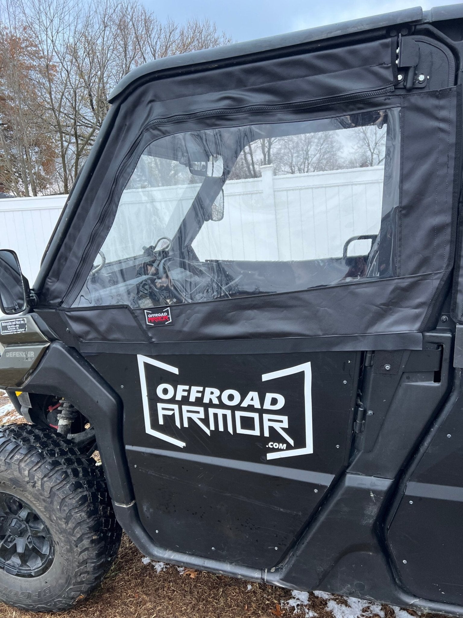 Can - Am Defender Convertible Doors ( Lower Doors with Removable Framed Upper Soft Door) - Offroad Armor