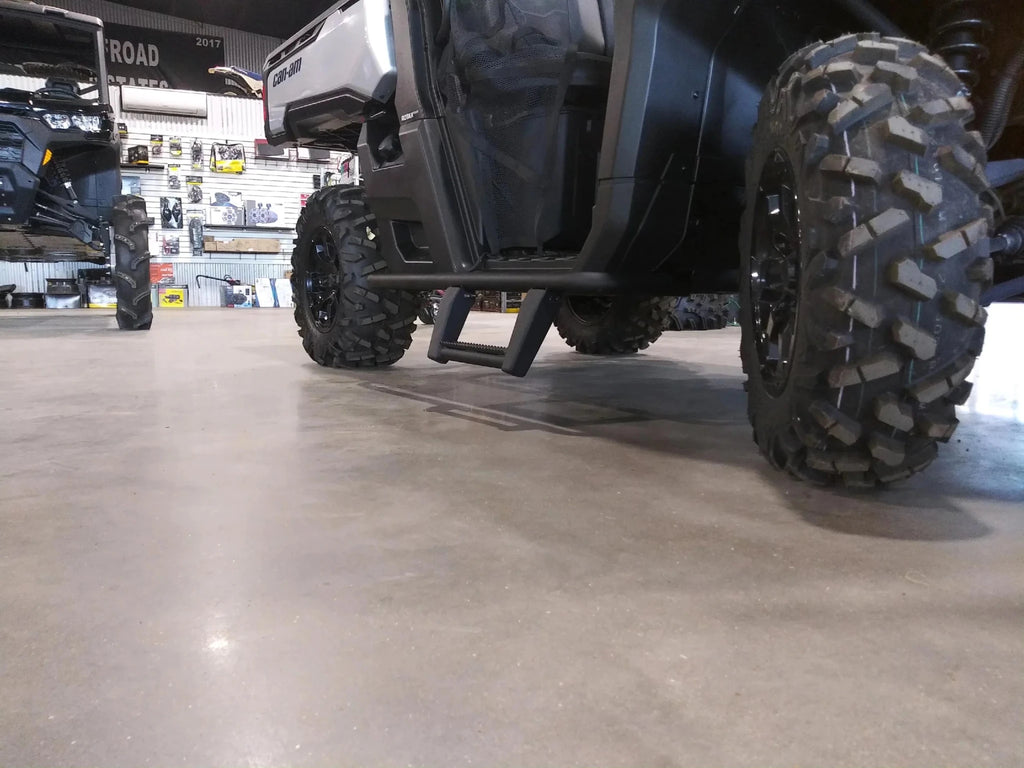 Can - Am Defender HD5 / HD8 / HD10 Tube Rock Slider (excl Max) Removable Step - Offroad Armor