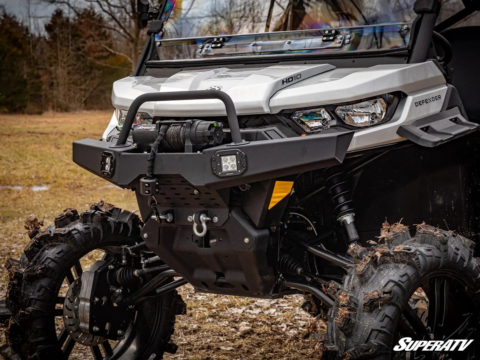 Can - Am Defender Heavy Weight Winch - Ready Front Bumper - Offroad Armor