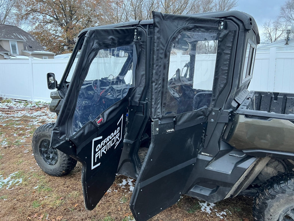 Can - Am Defender Max Framed Upper Soft Doors For Rival Half Lower Doors - Offroad Armor