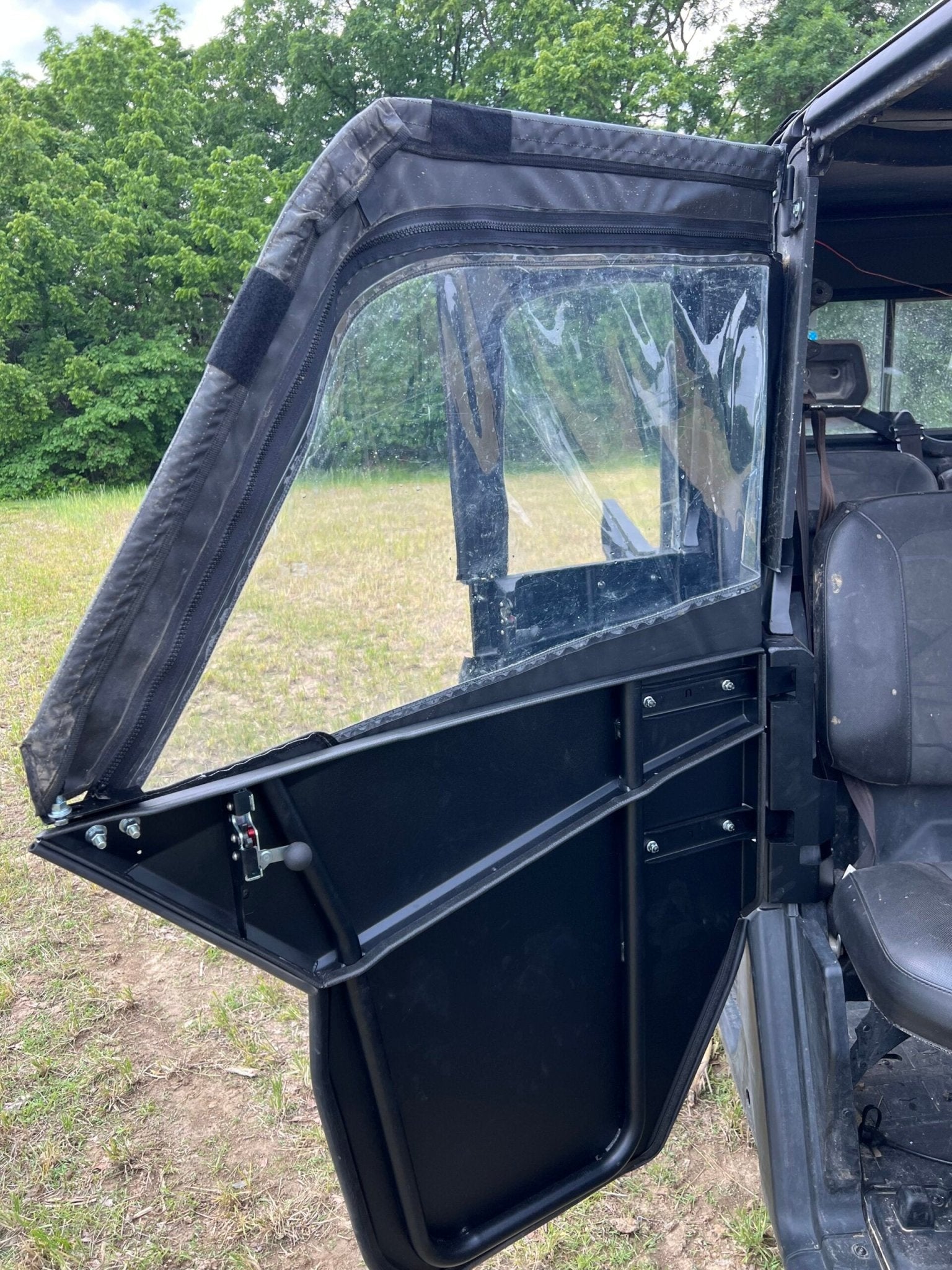 Can - Am Defender Max Framed Upper Soft Doors For ThumperFab Lower doors - Offroad Armor