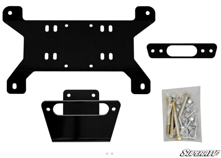 Can Am Maverick Winch Mount +4500lb Winch - Offroad Armor