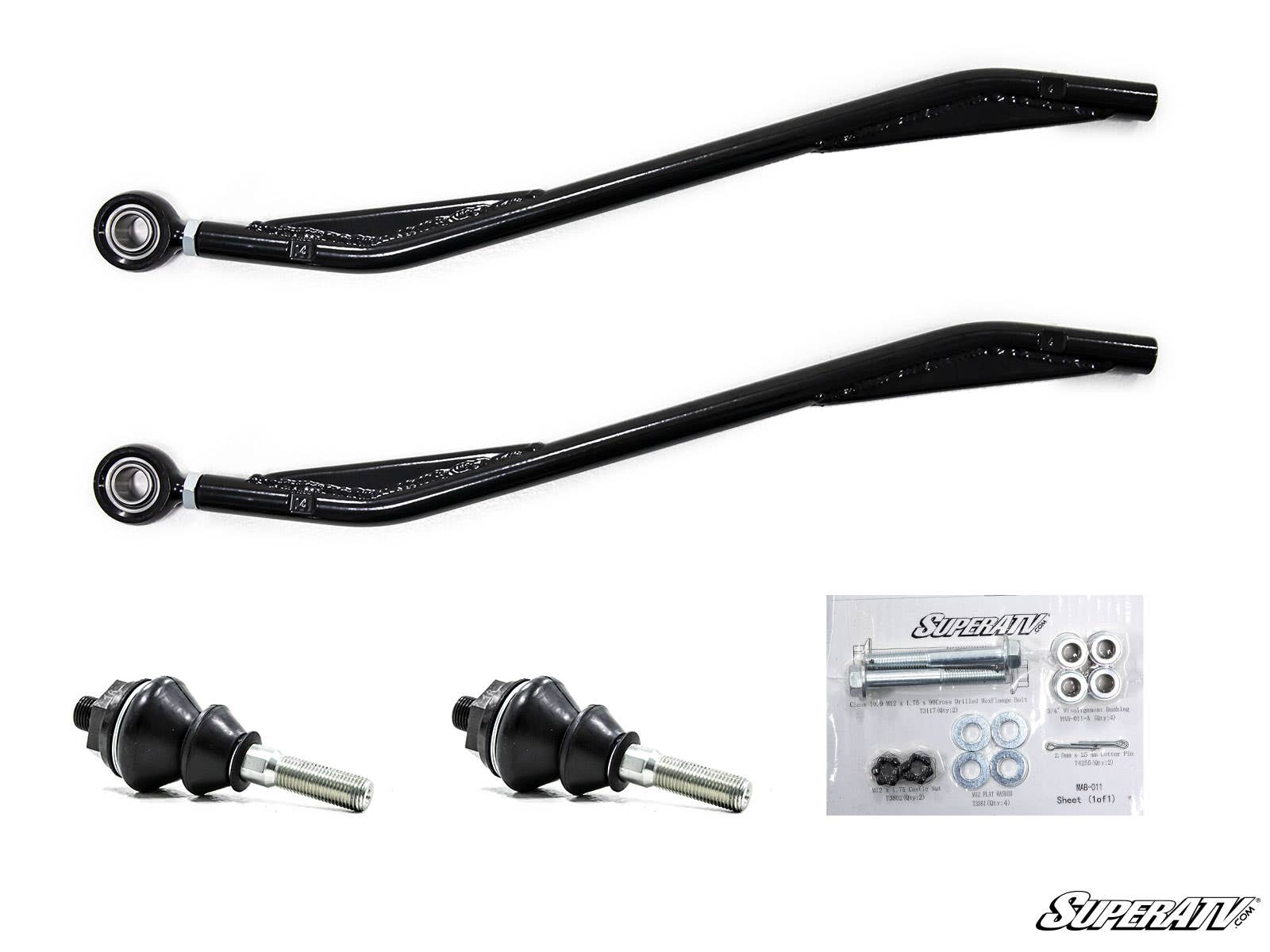 Can - Am Maverick X3 Heavy - Duty Z - Bend Tie Rod Kit - Replacement For SuperATV Lift Kits - Offroad Armor