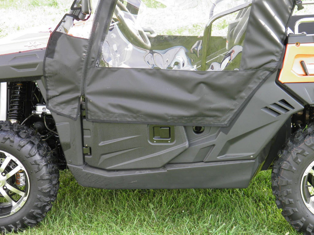 Cf Moto Uforce 500/800 Soft Doors And Rear Window Combo For An Existing Hard Windshield & Top - Offroad Armor