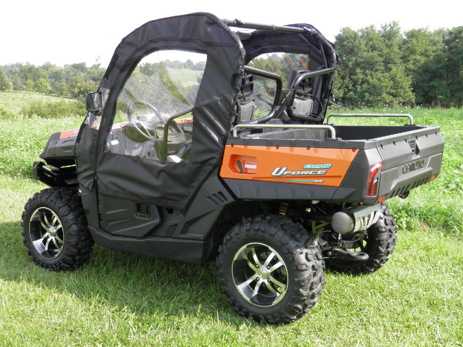 Cf Moto Uforce 500/800 Soft Doors And Rear Window Combo For An Existing Hard Windshield & Top - Offroad Armor