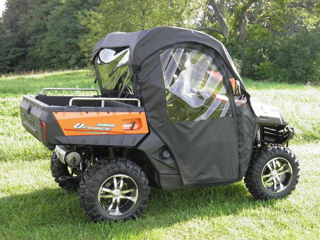 Cf Moto Uforce 500/800 Soft Doors And Rear Window Combo For An Existing Hard Windshield & Top - Offroad Armor