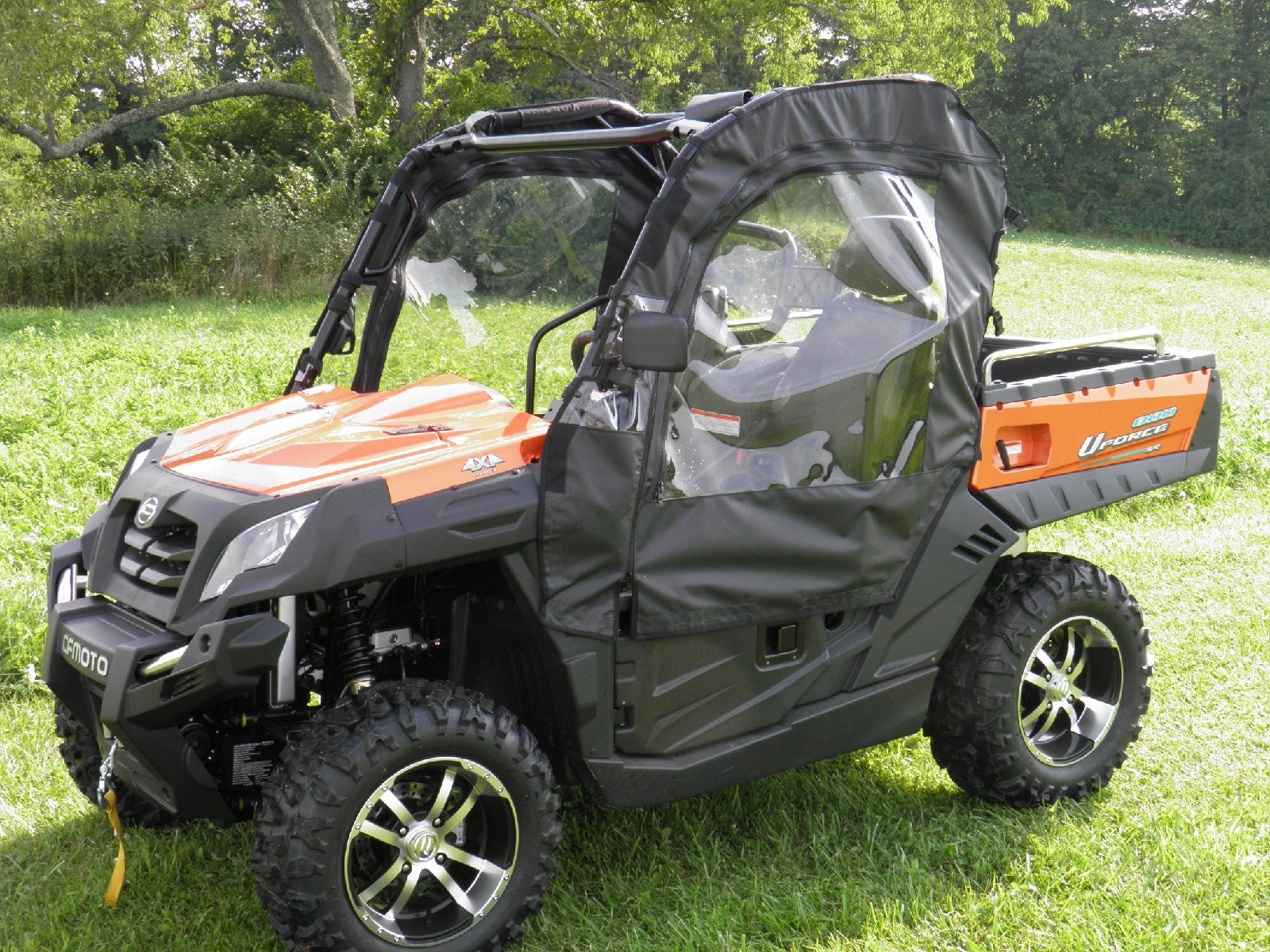 Cf Moto Uforce 500/800 Soft Doors And Rear Window Combo For An Existing Hard Windshield & Top - Offroad Armor