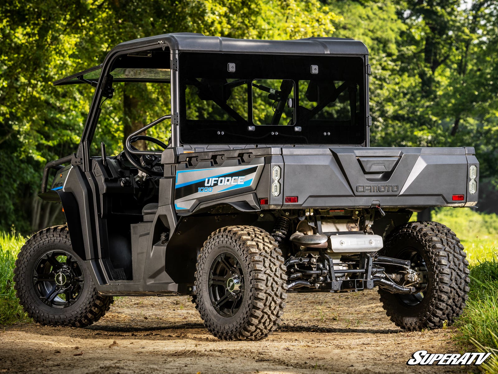 CFMOTO UForce 1000 Glass Sliding Rear Windshield - Offroad Armor