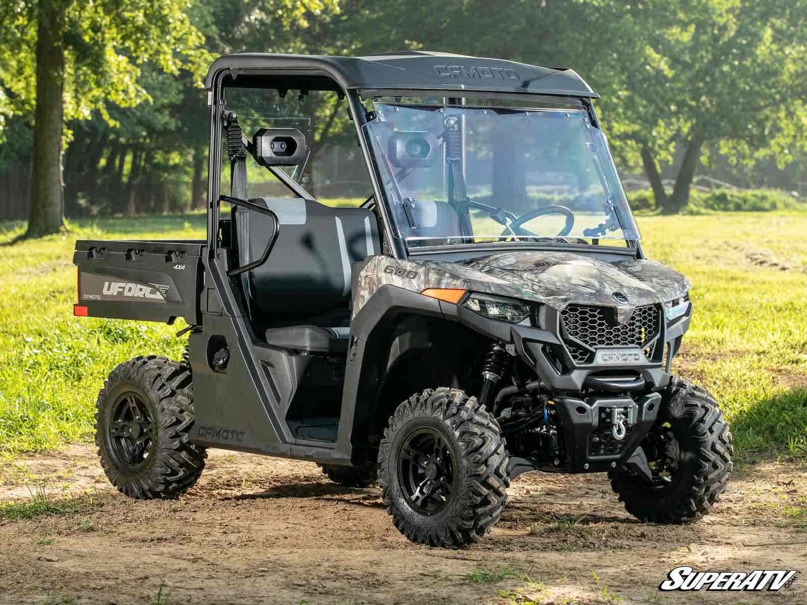 CFMOTO UForce 600 Scratch Resistant Flip Windshield - Offroad Armor