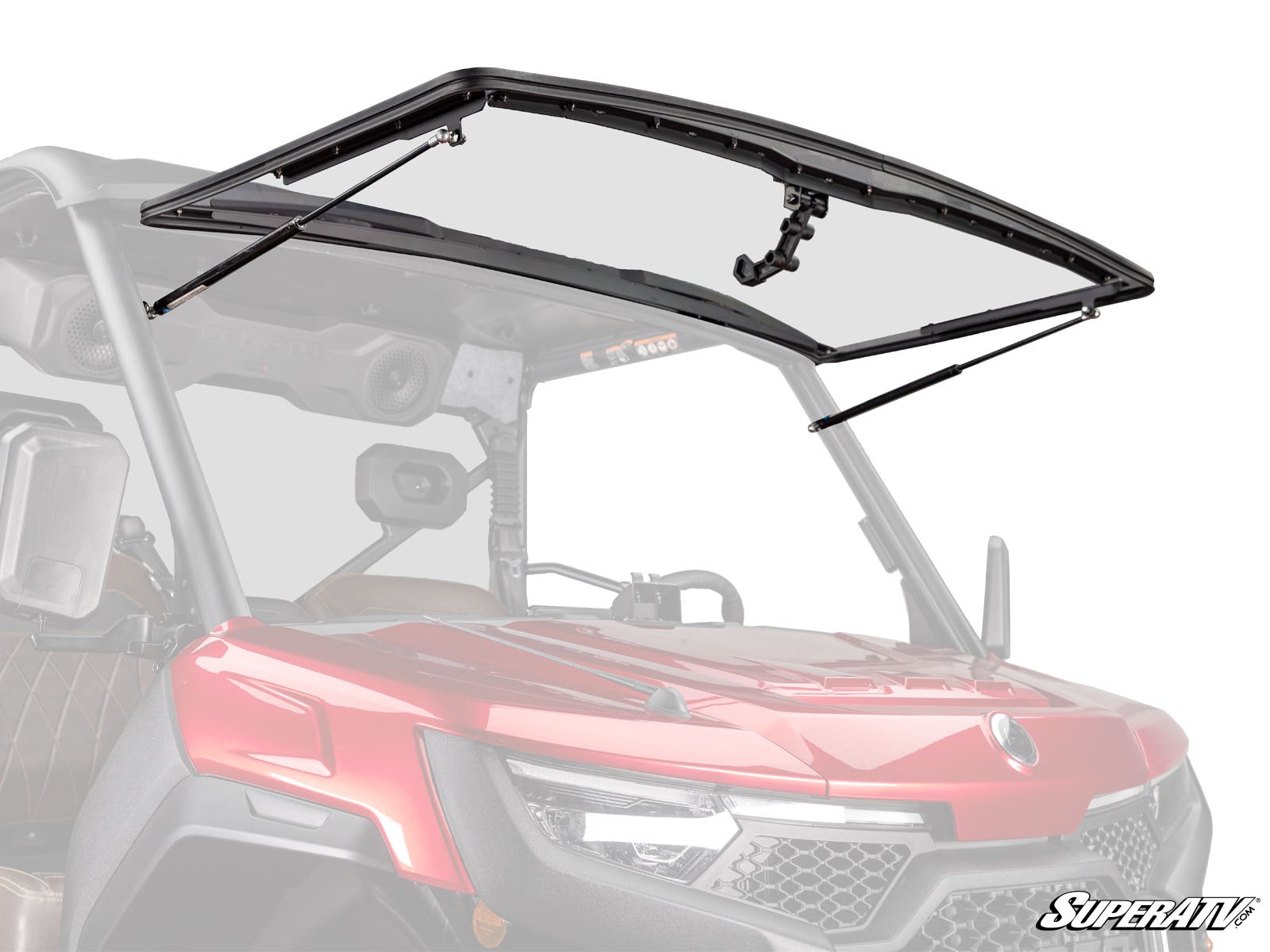 CFMOTO UForce U10 Pro Scratch - Resistant Flip Windshield - Offroad Armor