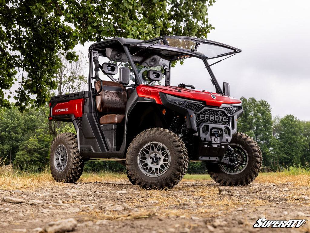CFMOTO UForce U10 Pro Scratch - Resistant Flip Windshield - Offroad Armor