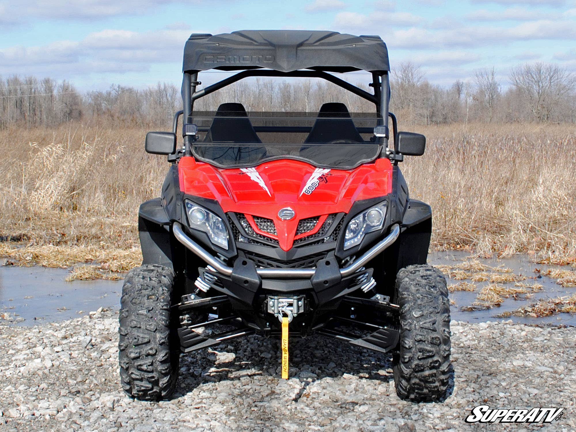CFMOTO ZForce 1000 Scratch - Resistant Half Windshield - Offroad Armor
