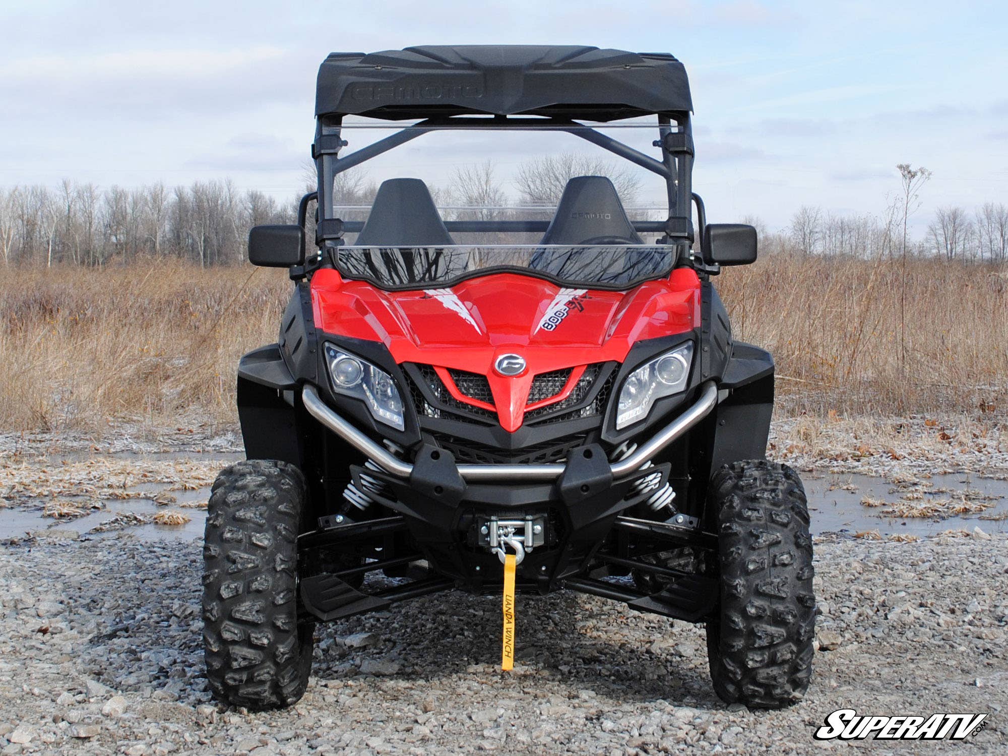 CFMOTO ZForce 800 Scratch Resistant Full Windshield - Offroad Armor