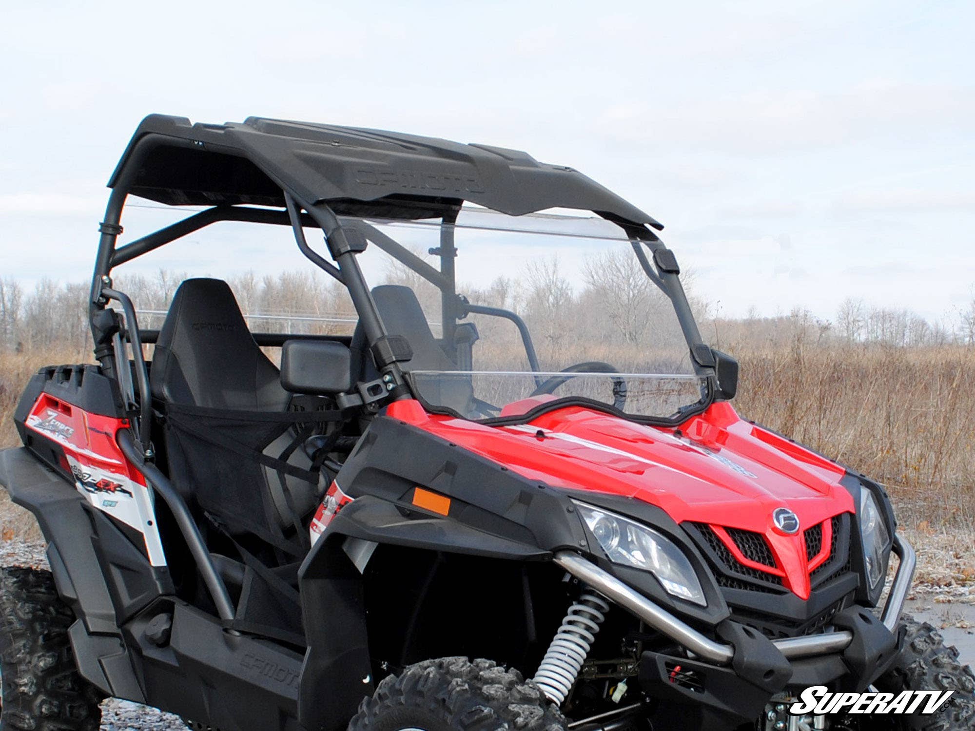 CFMOTO ZForce 800 Scratch Resistant Full Windshield - Offroad Armor