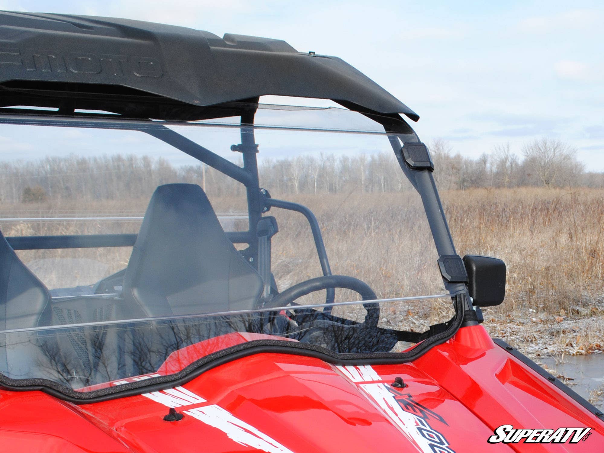 CFMOTO ZForce 800 Scratch Resistant Full Windshield - Offroad Armor