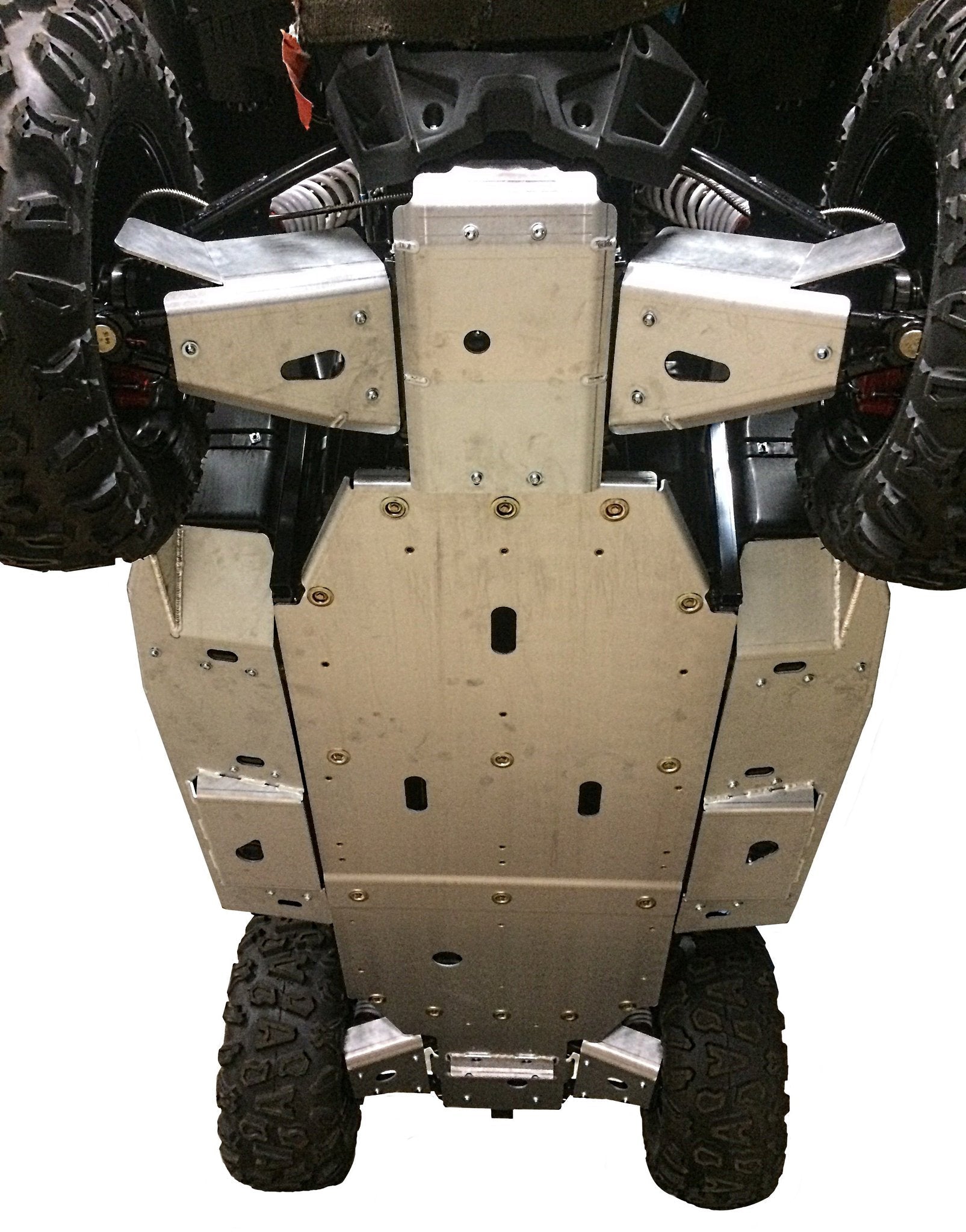 Cfmoto Zforce 800 Trail / Zforce 800 Ex / Zforce 1000 9 - Piece Complete Aluminum Skid Plate Set - Offroad Armor