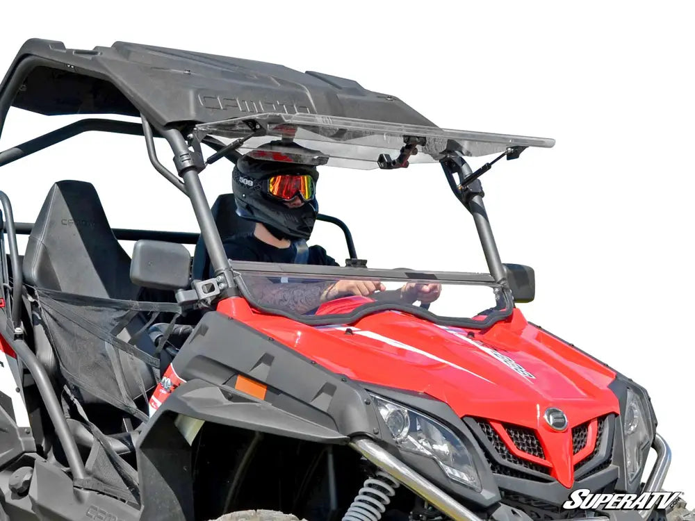 Cfmoto Zforce Scratch Resistant Flip Up Windshield 2014+ Zforce 500/800/1000