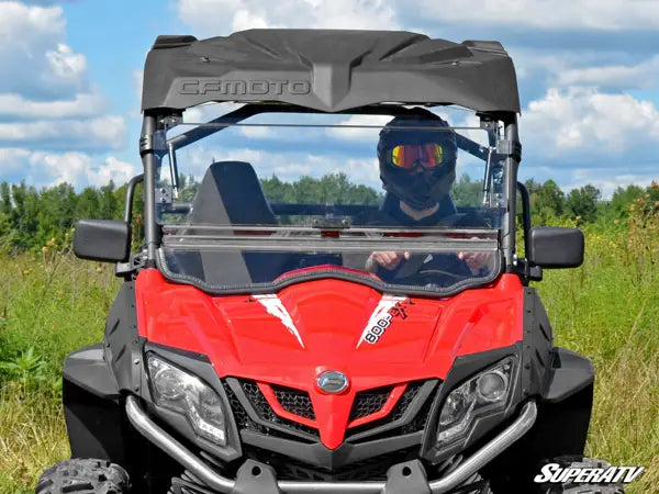 Cfmoto Zforce Scratch Resistant Flip Up Windshield 2014+ Zforce 500/800/1000