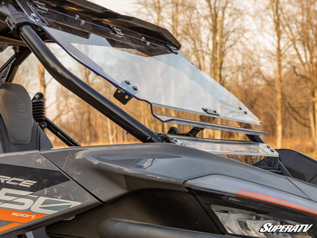 CFMOTO ZForce 950 Scratch Resistant Flip Windshield - Offroad Armor