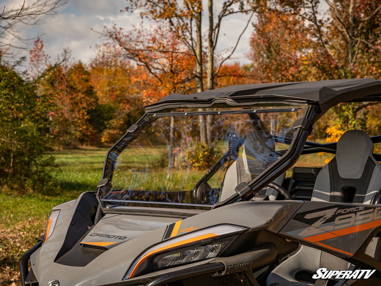 CFMOTO ZForce 950 Scratch Resistant Full Windshield - Offroad Armor