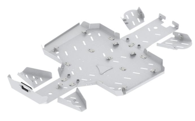 Skid plate full set (aluminium) CFMOTO CFORCE 625 Touring CFORCE 600 Touring (2020+)
