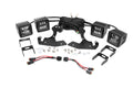 Rough Country LED Light | Fog Mount | Dual 2" Black Pairs | Chevy Silverado 1500/2500HD/3500HD 2WD/4WD